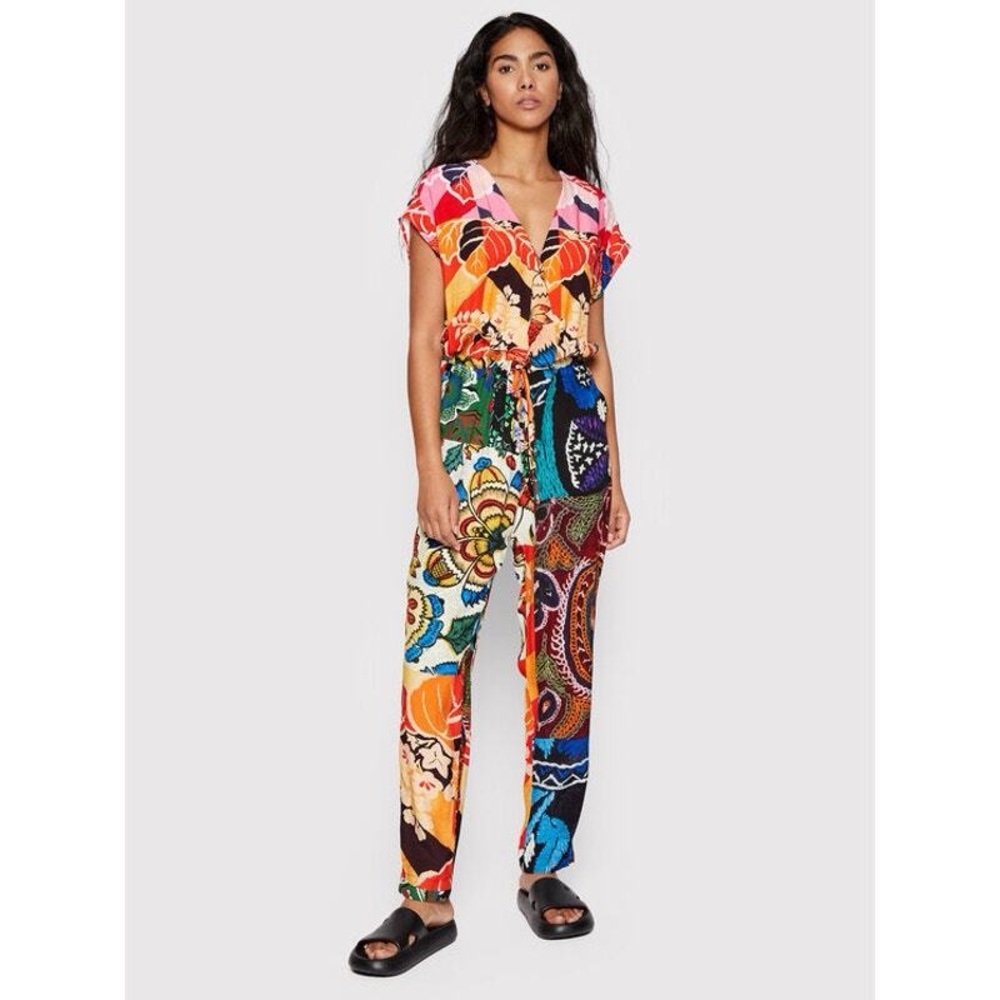 NWT Desigual Sira Patterned Jumpsuit size medium